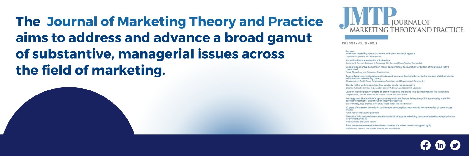 Journal of Marketing Theory & Practice banner