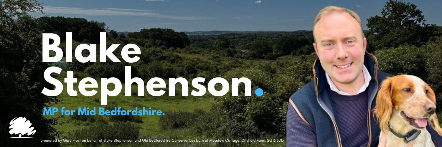 Blake Stephenson MP's banner