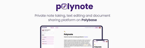 Polynote Profile Banner