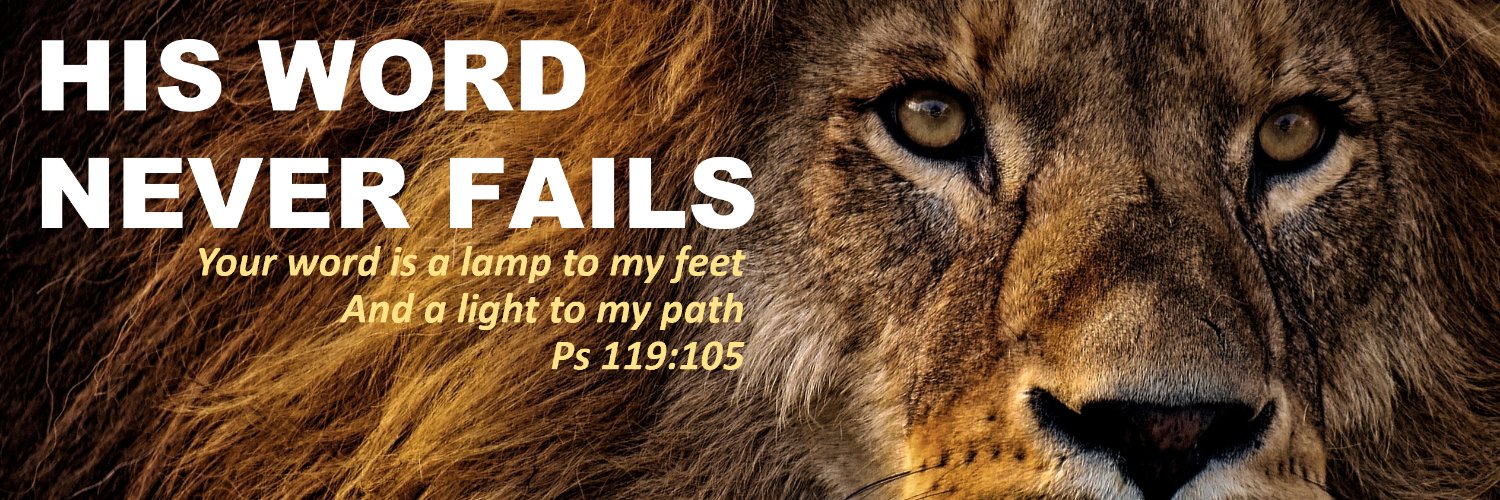 His Word Never Fails banner