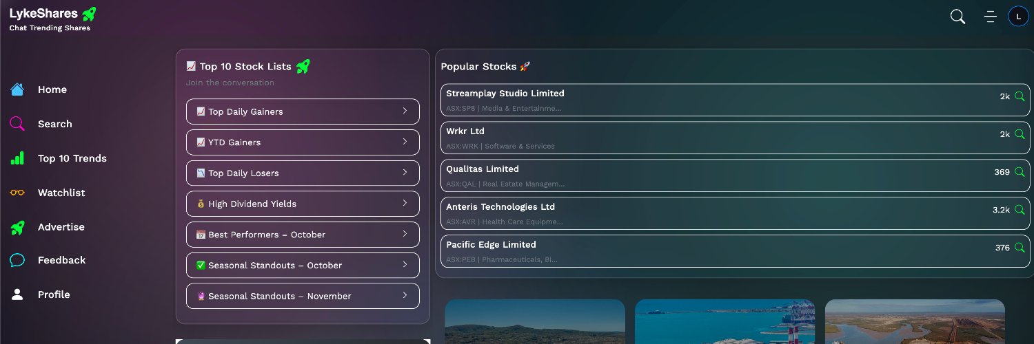 LykeShares | WA FIFO Jobs & Mining News banner