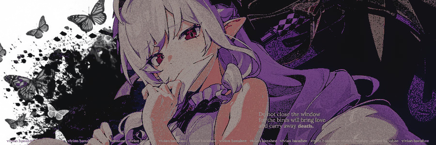 ᅠᅠ𐎙 ‍ ׄ vivian、 banshee. banner