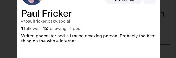 PaulFricker's profile banner image