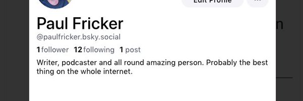 PaulFricker Profile Banner