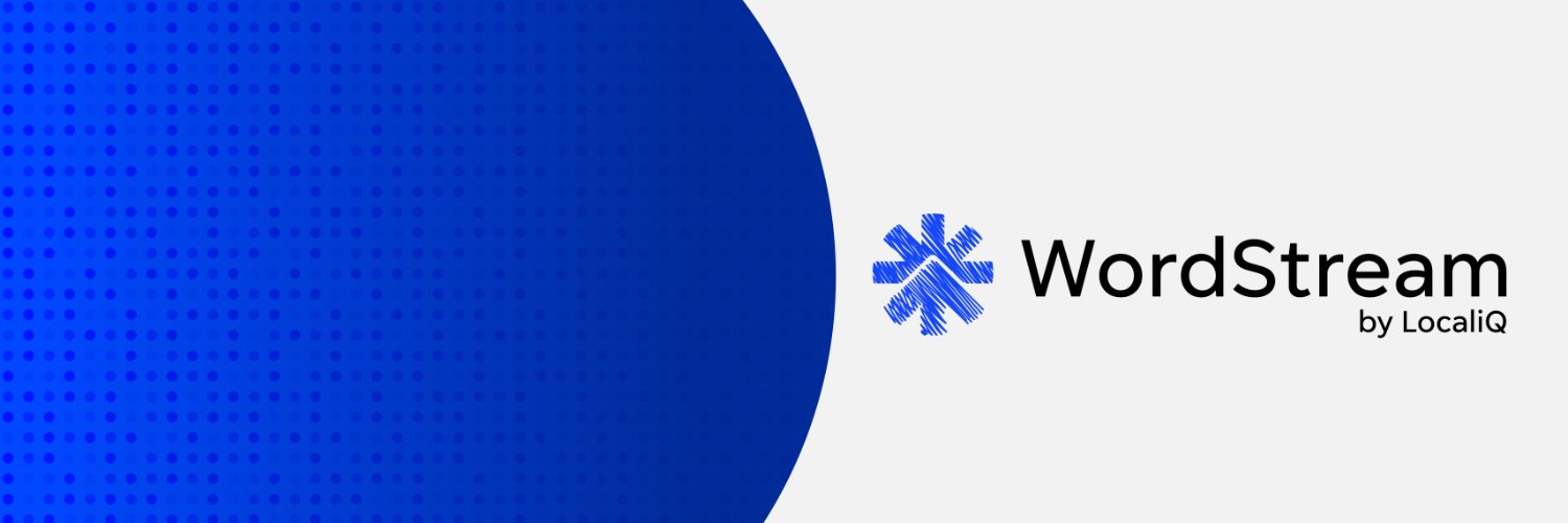 WordStream's profile banner image