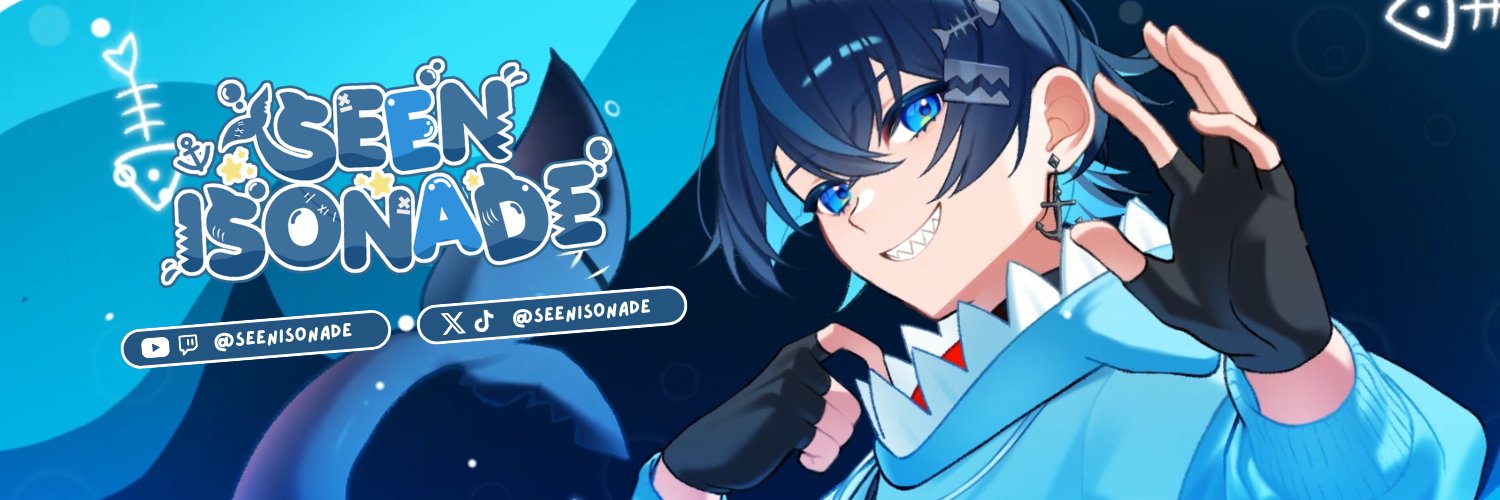 Seen 🦈🧊 Live2D/VTuber banner
