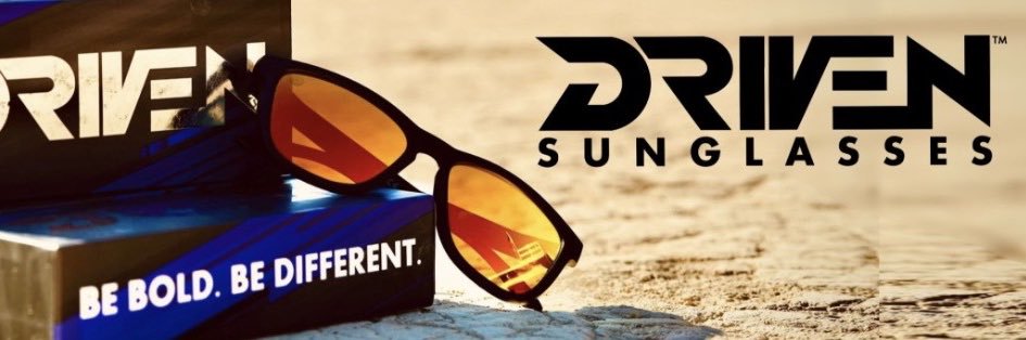 Driven Sunglasses banner