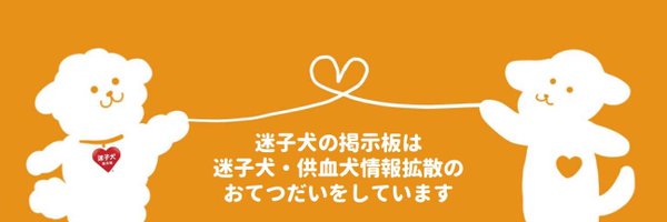 NPO法人❤️迷子犬の掲示板 (ボランティア団体)❤️MGD❤️フォローお願いします❤️ Profile Banner