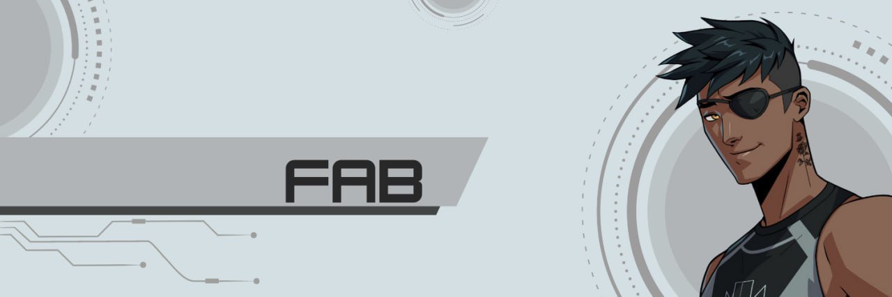 F AB banner