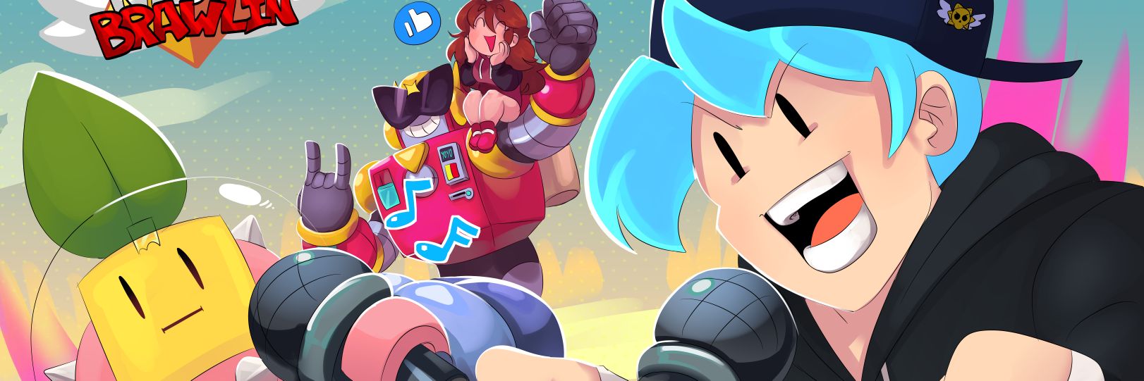 Friday Night Brawlin' CANNED banner