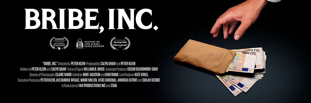 Bribe, Inc. Documentary Film banner
