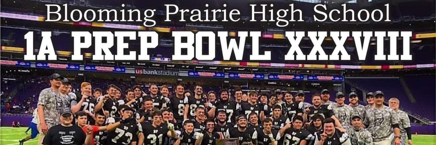 Blooming Prairie Football banner
