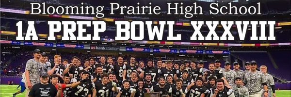 Blooming Prairie Football Profile Banner