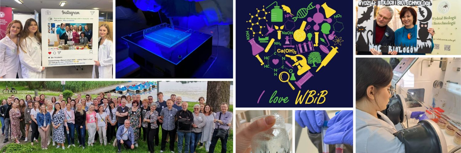 Wydział Biologii i Biotechnologii UWM w Olsztynie banner