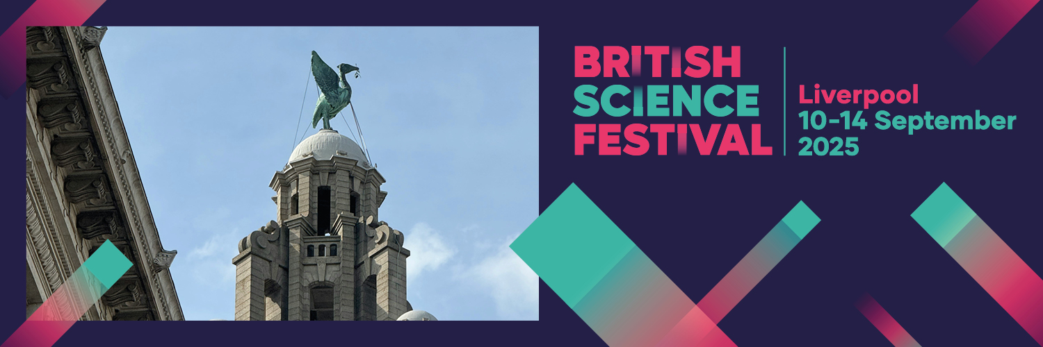 British Science Festival's banner