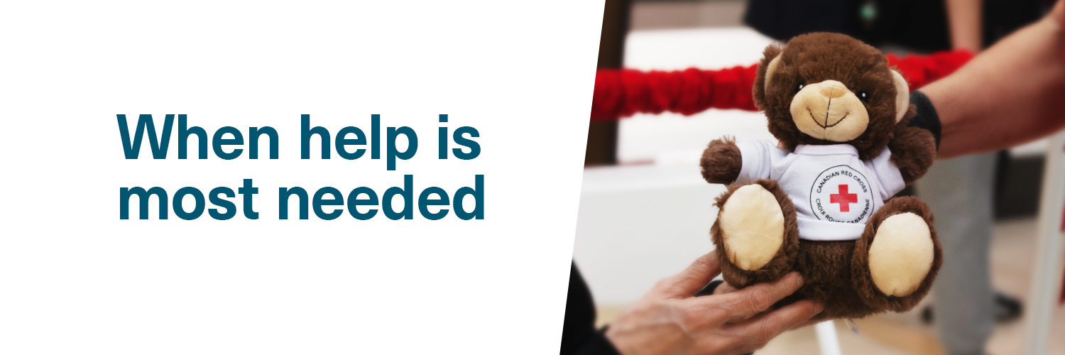 Canadian Red Cross banner