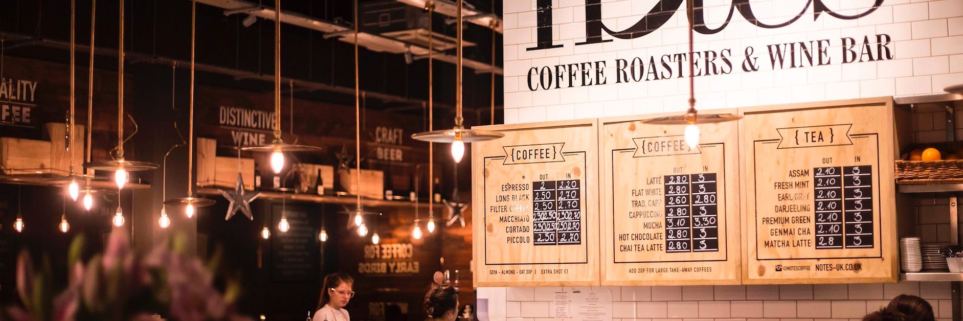 Notes Coffee Roasters & Bar banner