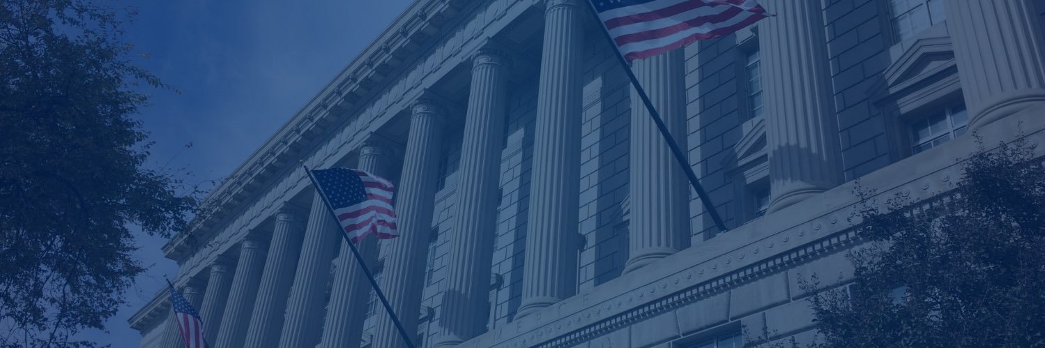 U.S. Department of Commerce banner