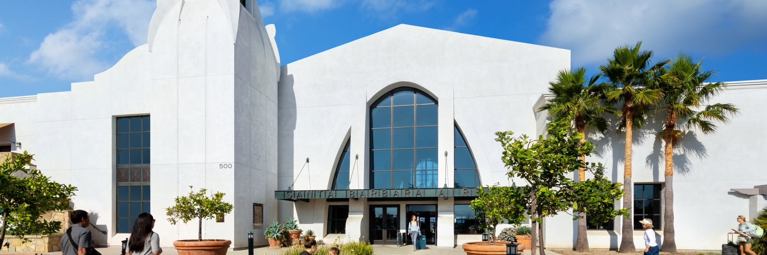 Santa Barbara Airport's banner