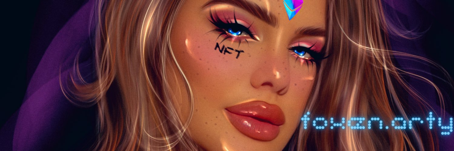 foxen.arty 💜 eth/tez banner