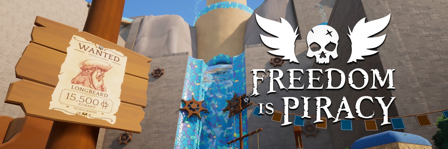 Freedom is Piracy banner