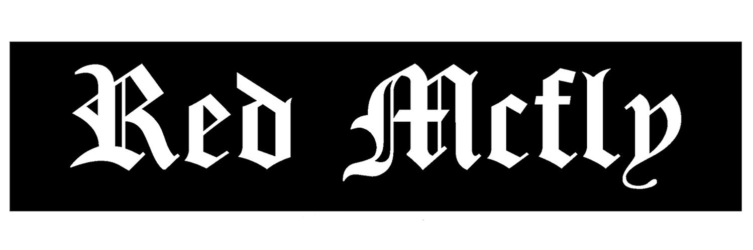 Red Mcfly banner