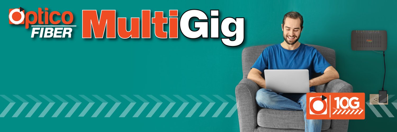 Optico Fiber Status & Support banner