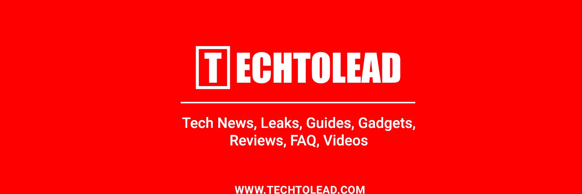 TechToLead's profile banner image