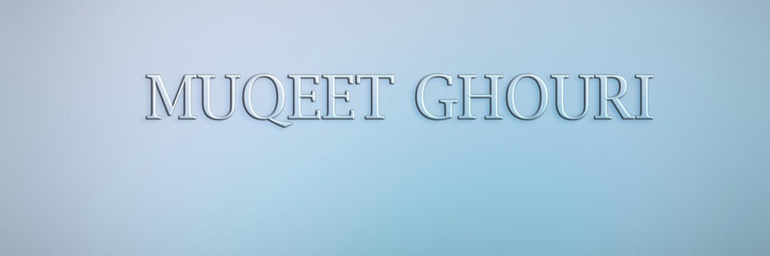 Muqeetghouri's profile banner image