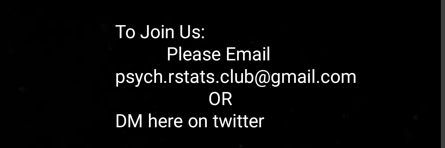 Psych #rstats Club | @psychrstats.bsky.social's banner