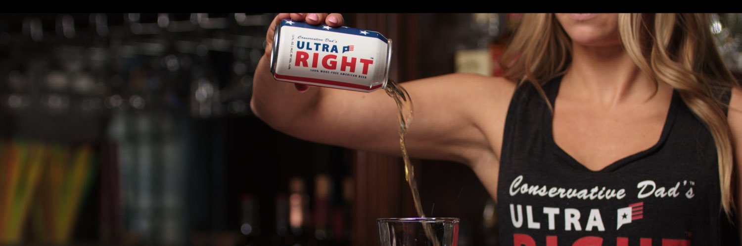 Ultra Right Beer's banner