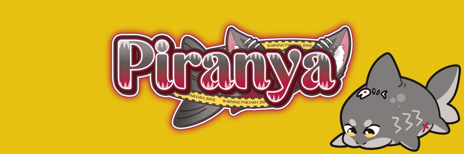 piranya | piranha cat vtuber banner