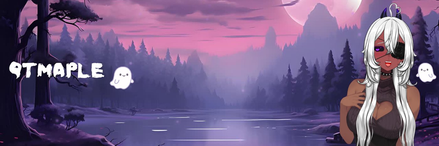 maple 🍁👻 banner