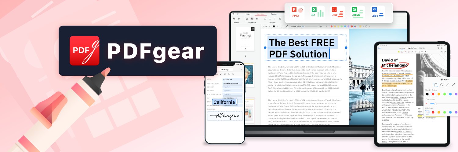 PDFgear banner