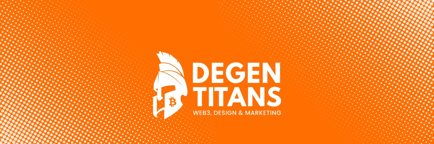 DegenTitans 🟧 banner