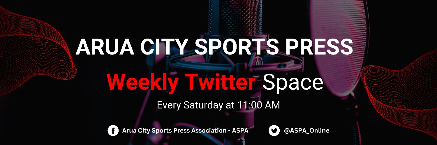 Arua City Sports Press Association banner