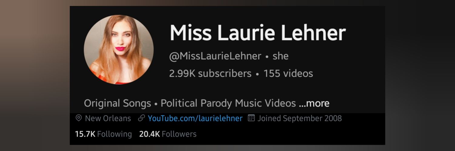 Miss Laurie Lehner banner