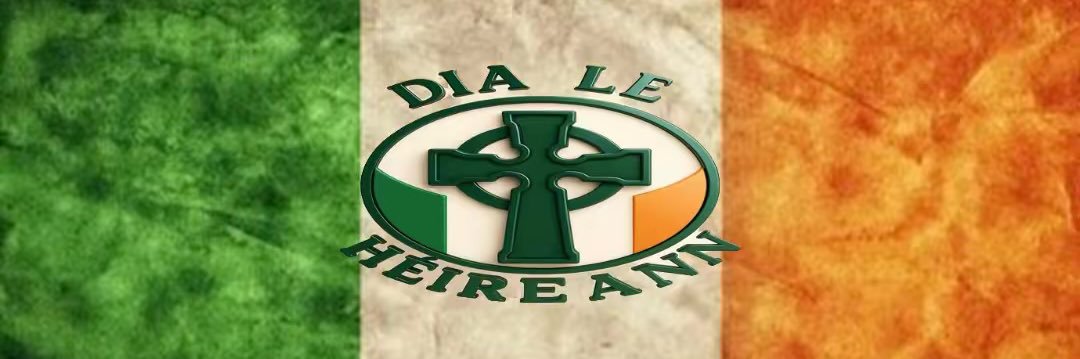 Dia le hÉireann's banner