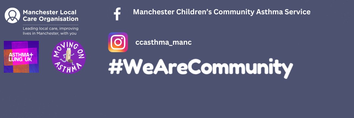 Manchester Children's Community Asthma Service banner