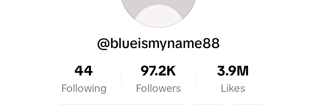 Blue is my name banner