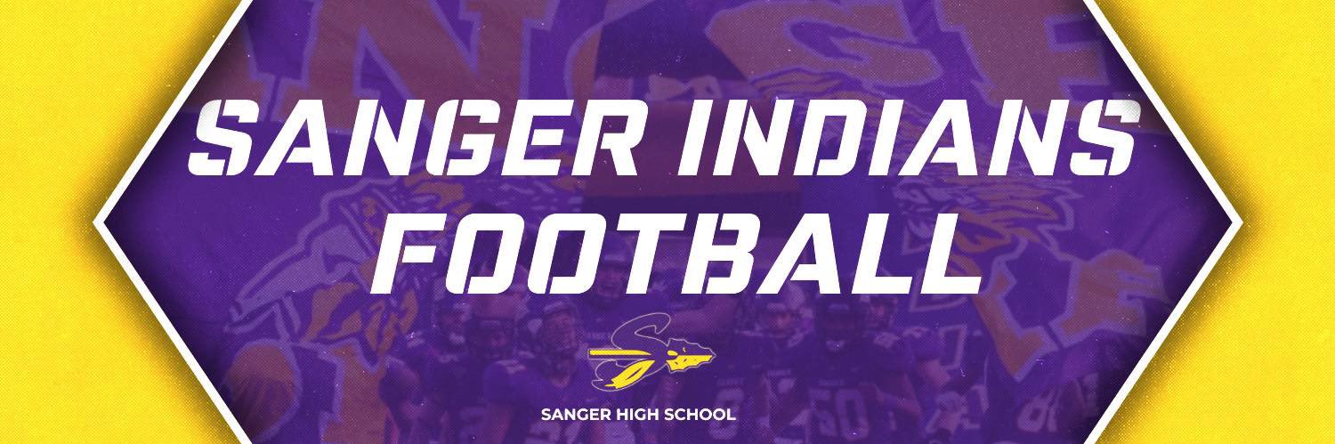 Sanger Indian Football banner