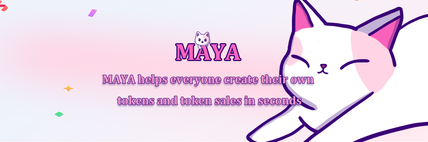 MAYA (💙,🧡) banner