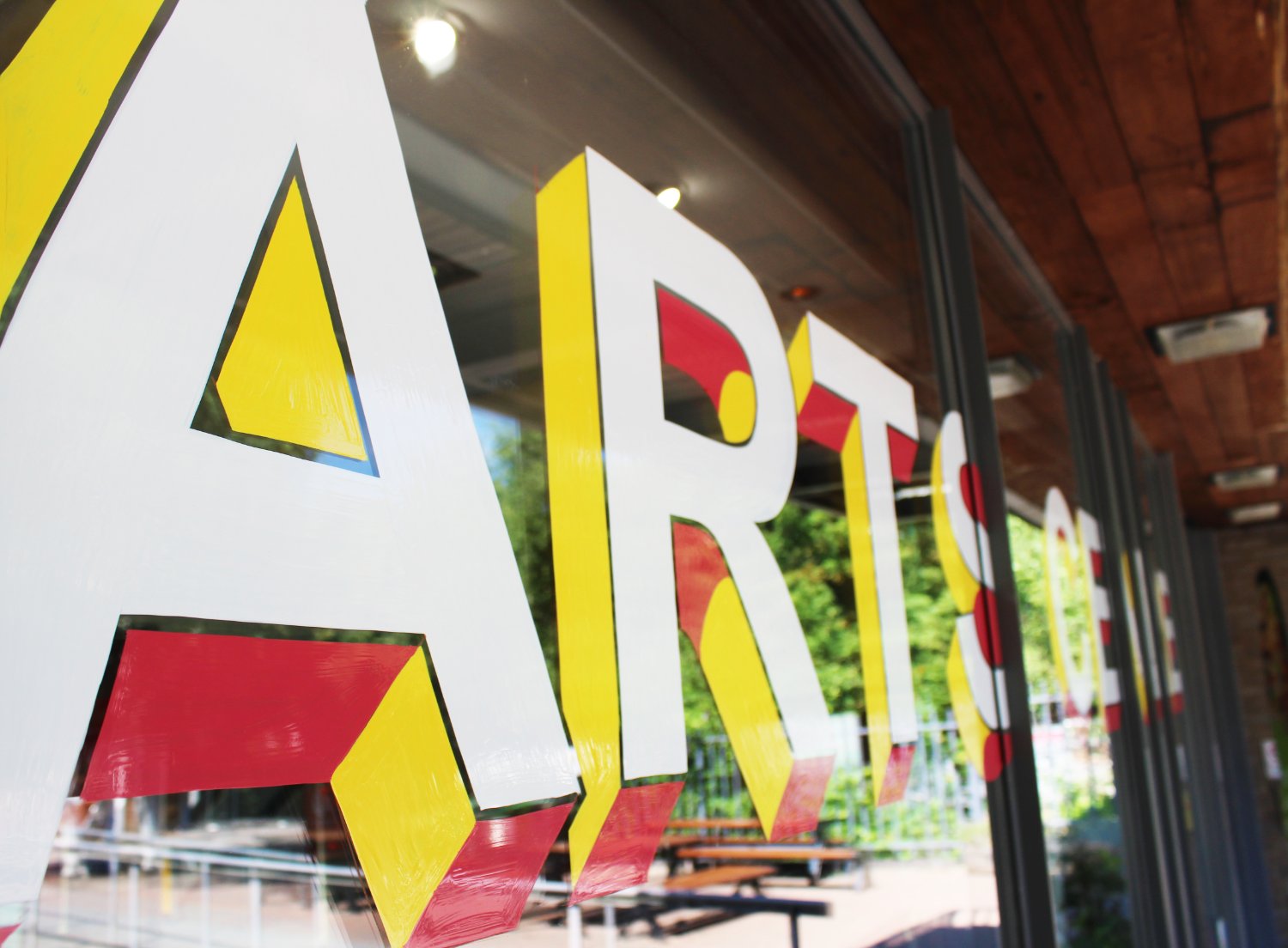 Attenborough Arts Centre's banner