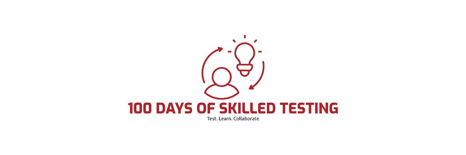 100 days of Skilled Testing banner