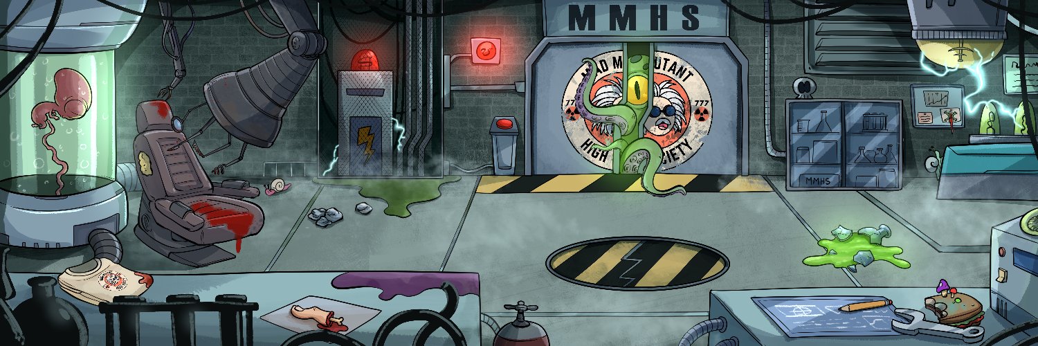 Mad Mutant High Society🧬🔺 banner