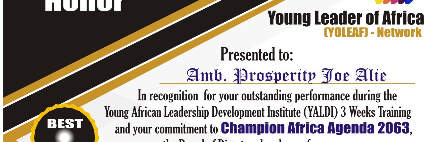 Prosperity Joe Alie banner