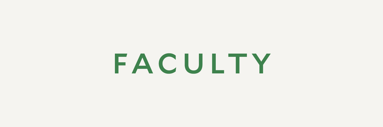 Faculty banner