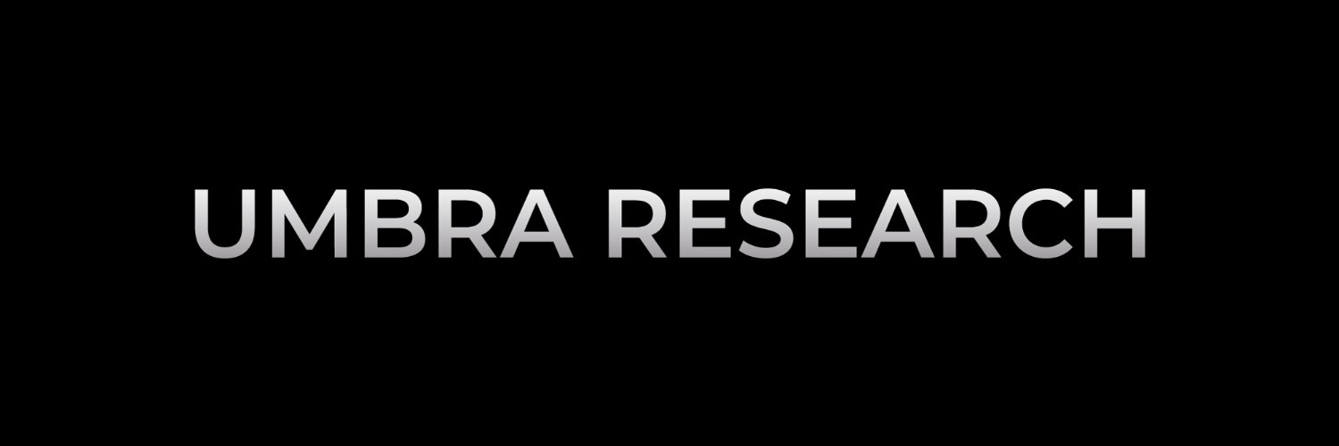 Umbra Research's banner
