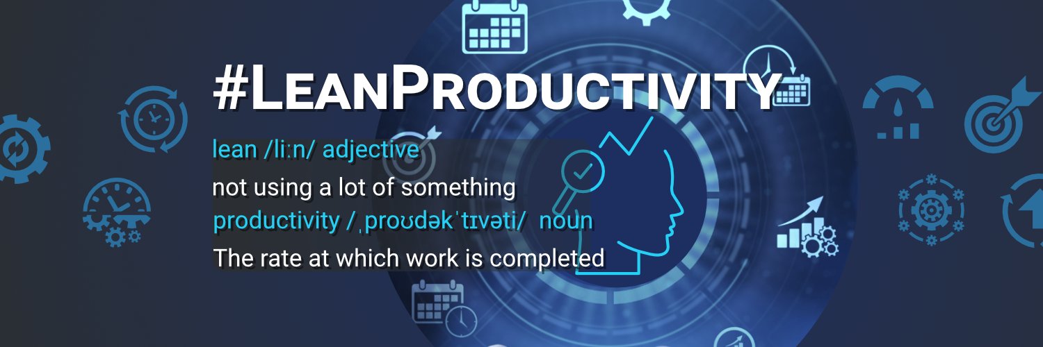 #LeanProductivity 💎 Sascha D. Kasper banner