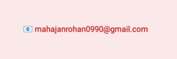 mahajanrohan99 Profile Banner